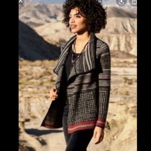 Peruvian Connection Alpaca Wool Blend Cardigan. Size S. P/A799